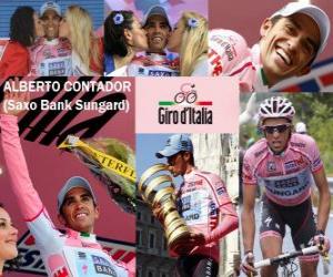 Puzzle Alberto Contador, νικητή του Giro Ιταλία 2011